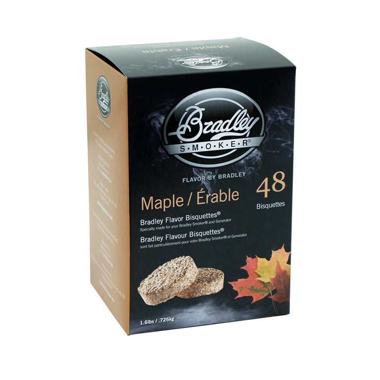 Esdoornbisquetten voor Bradley-rokers